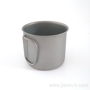 High Quality Travel Titanium Mug With Handle